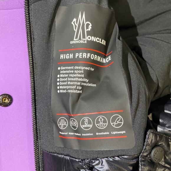 MONCLER Grenoble Kids Color Blocked Hooded Jacket 4A - Picture 7 of 9